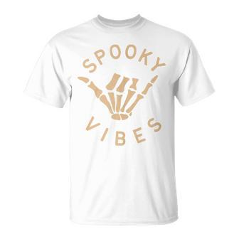 Vintage Spooky Vibes Trick-Or-Treat Scary Horror T-Shirt - Monsterry CA