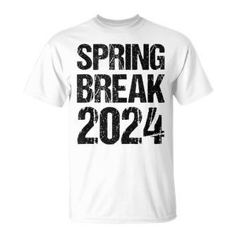 Vintage Spring Break 2024 Spring Break Teacher T-Shirt | Mazezy