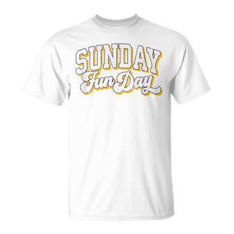 Vintage Sunday Funday Minnesota Football Retro Fun Day T-Shirt - Monsterry