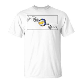 Volleyball Ball For Volleyballers For Beach Volleyball T-Shirt - Seseable