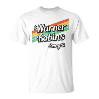 Warner Robins Georgia Retro Vintage T-Shirt - Monsterry