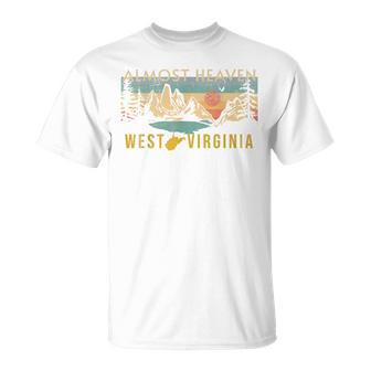 West Virginia Almost Heaven T-Shirt - Seseable