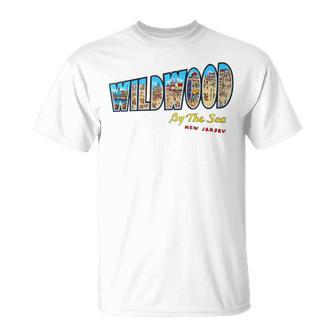 Wildwood New Jersey Nj Vintage Retro Souvenir T-Shirt - Monsterry UK