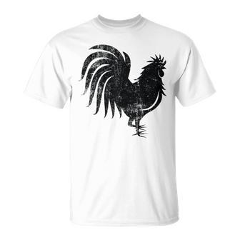 Year Of The Rooster Horoscope Vintage Distressed T-Shirt - Monsterry CA