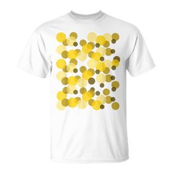 Yellow Spots Polka Dot T-Shirt - Monsterry AU