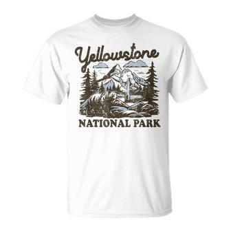 Yellowstone National Park Wyoming T-Shirt - Monsterry