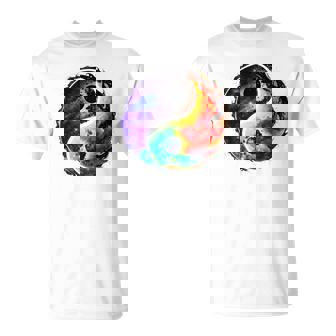 Yin Yang Feng Shui Ying Yang Zen Taijitu Galaxie Colorée T-Shirt - Cadeauxyz