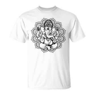 Yoga Hinduismo Hindú Figura Ganesha Sin Mangas Camiseta unisex - Regaloses