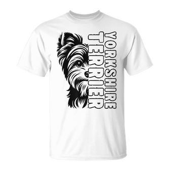 Yorkshire Terrier Hund Herrchen Frauchen Hunde T-Shirt - Seseable