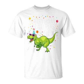 Youth 4 Year Old Birthday Boy Girl Dinosaur T Rex Family Matching T-Shirt - Thegiftio UK