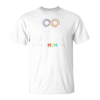 Youth I May Be Non Verbal But My Mum Ain't Autism Pride T-Shirt - Thegiftio UK