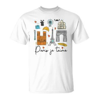 Youth Paris Je T'aime Paris Lover Traveling France Baby Toddler T-Shirt - Thegiftio UK
