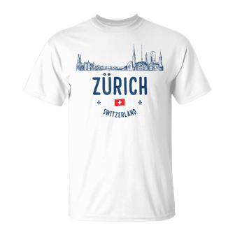 Zürich Schweiz Swiss Travel T-Shirt - Geschenkecke