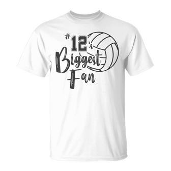 Zwölf Der 12 Größtenolleyball-Fans T-Shirt - Geschenkecke