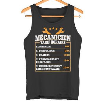 Sweat à Capuche Humour "Mécanicien Tarif Horaire" - Cadeau Mécano, Mécanique Automobile, Décontracté