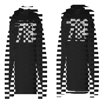 718 Area Code T New York City Men's T-shirt Back Print - Monsterry