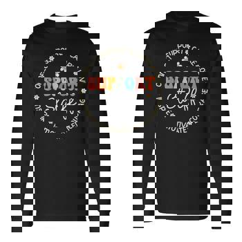 Support Staff Appreciation Week Back To School Men's T-shirt Back