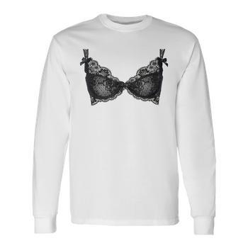 Lingerie Graphic Corset Bustier Bra Trendy Cute Sexy Fun T-Shirt