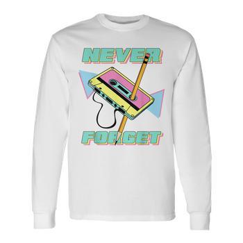 T-shirt Rétro Années 80-90 Cassette - Idée Cadeau Fête Déguisement 70s 80s 90s