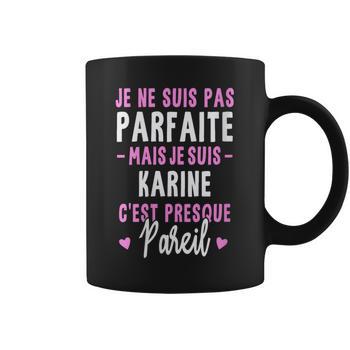Sweat à Capuche "Karine Qui Déchire" - Cadeau Humour Personnalisé Prénom - Coupe Classique, Col Tissé - Pour Femme/fille