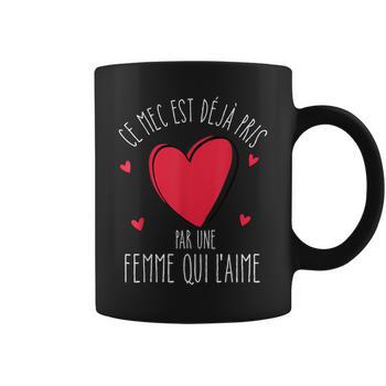 Sweat à Capuche Couple Saint Valentin - Ce Mec Est Pris Humour