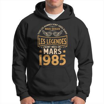Légende Né En Août 1985 - 40 Ans Épique ! Sweat à Capuche Anniversaire Vintage