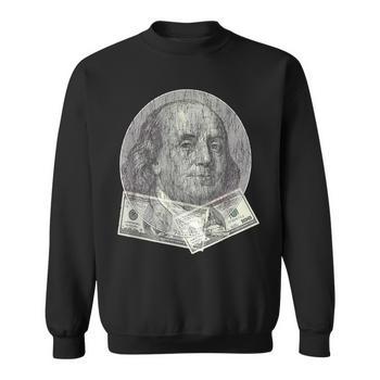 Money Shirt | Money Fleece Hoodie | Benjamin Franklin | Money Clothing | 100 Dollar Bill | Cool offers Hoodie | Gift For Dad | Teenager Gift | LOA