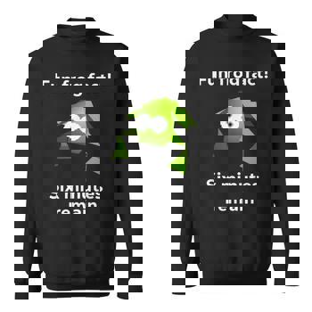 Fun Frog Fact Six Minutes Remain Cursed Frog T-Shirt - Monsterry