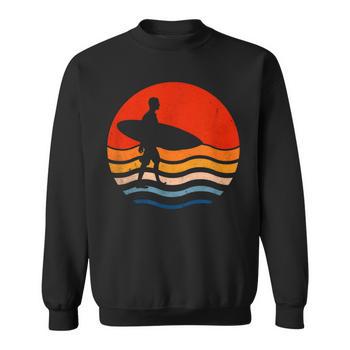 Sweatshirt Surfing Dad Planche De Surf Rétro - Idéal Homme Et Femme