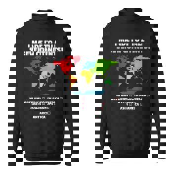 World Traveler Seven Continents 7 Continents Club White Men's T