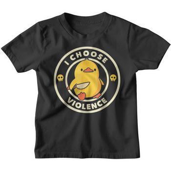 Sweat Cadeau Décalé Sweat 'I Choose Violence' Avec Canard Drôle