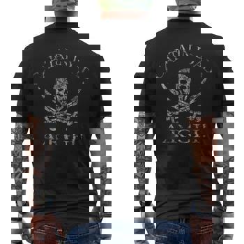 Mens Captain Dad Argh! Pirate Distressed T-Shirt