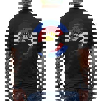 Colorado Flag Logo Elk Hunting Shirt Men Colorado Flag Logo Elk Hunting Shirt Men