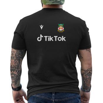 Maillot Domicile Wrexham AFC XL 2021 - Sponsor TikTok, Marque Macron, Occasion