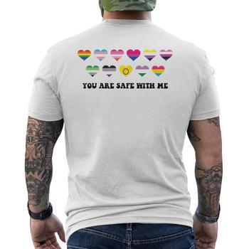 All Places Should Be Safe Spaces Gay Pride Ally LGBTQ Month T-Shirt