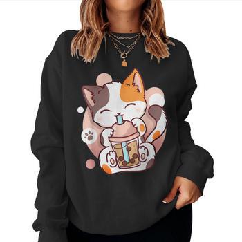 Katze Boba Tea Bubble Tea Anime Kawaii Neko Geschenke Mädchen Teens
