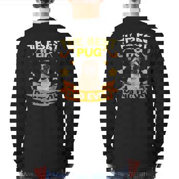 Mens Retro Vintage Best Pug Dad Ever Father's Day T-Shirt