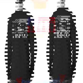 Veterans, Memorial Day & 4th Of July T Shirt: Thank You Flag Veterans, Memorial Day & 4th Of July T Shirt: Thank You Flag