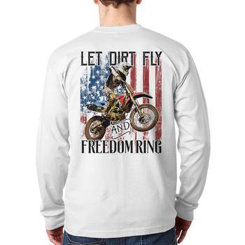 American Flag 4Th Of July Dirt Bike Motocross Racing Sweatshirt