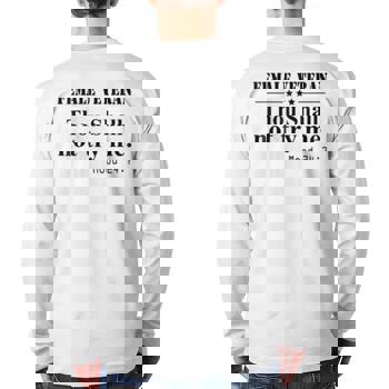 Female Veteran Thou Shall Not Try Me Mood 247 Shirt