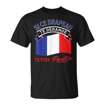 T-shirt Manches Courtes Homme Avec Drapeau De L'équipe De France - Célébration Révolution Française - Coupe Décontractée