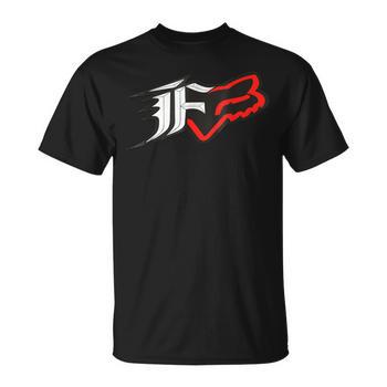 T-shirt Fox Homme – Rouge – Taille L – Logo – Manches Courtes – Occasion