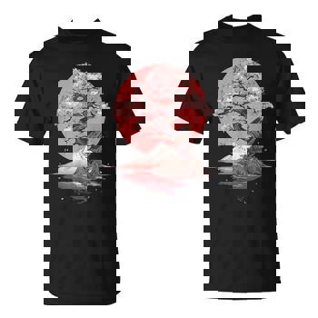 Vintage Sakura Garden Cherry Blossom Japanese Men's T-shirt