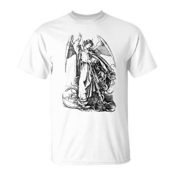 St Michael The Archangel Angel Catholic Long Sleeve T-Shirt