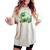 Cute Coffee St Patrick's Day Lucky Latte Green Costume Women's Oversized Comfort T-shirt Ivory