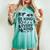 Be Kind To Every Kind Animals Lover Women's Oversized Comfort T-shirt Chalky Mint