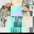 Pink Or Blue Grandma Loves You Gender Reveal Baby Women's Oversized Comfort T-shirt Chalky Mint