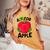 A Is For Apple Kindergarten Preschool Teacher Appreciation Women's Oversized Comfort T-shirt Mustard