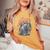 I Choose The Bear Motivational Team Bear Woods Girls Floral Women's Oversized Comfort T-shirt Mustard