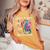 Cute Just A Girl Who Loves Dragons Girls Women's Oversized Comfort T-shirt Mustard